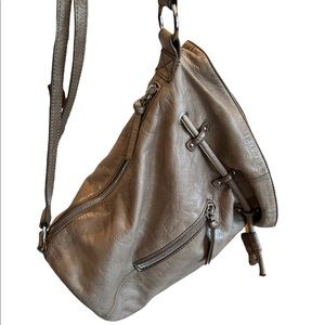 Hobo brand taupe color shoulder bag/ backpack